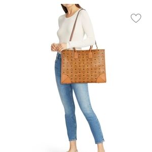 Brown Monogram Tote Bag